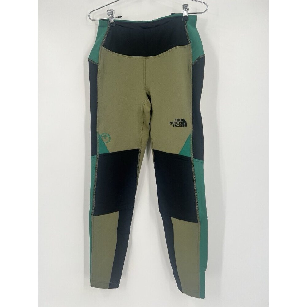 Women’s North Face Steep Tech Fleece Leggings Green Size Small